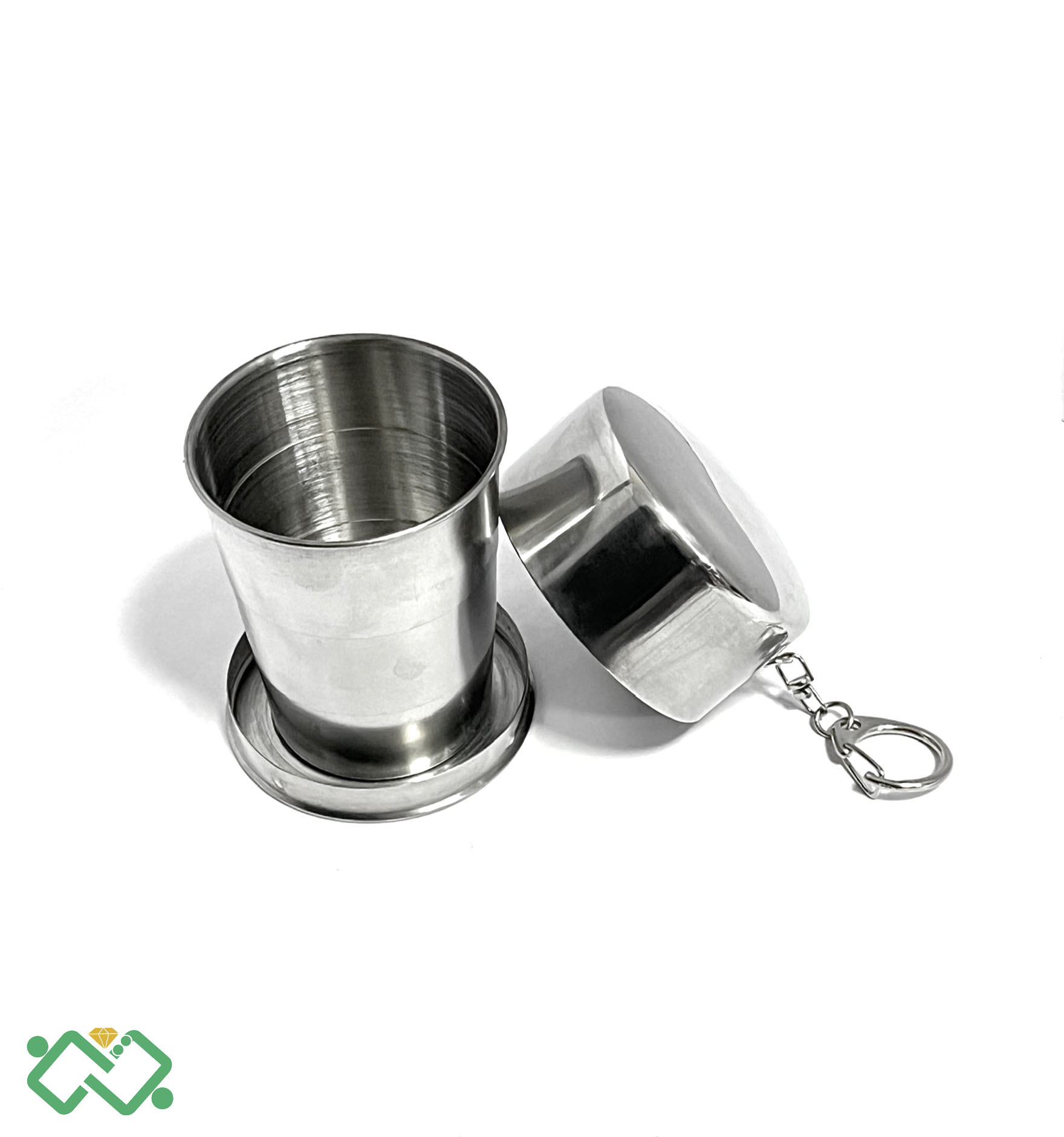 تصویر از لیوان استیل تاشو