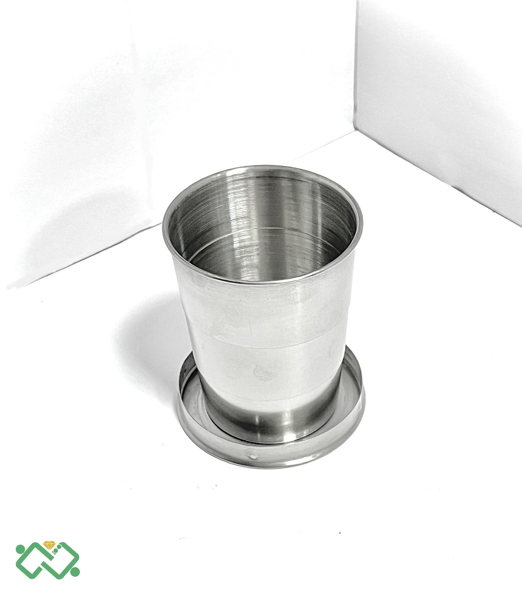 تصویر از لیوان استیل تاشو